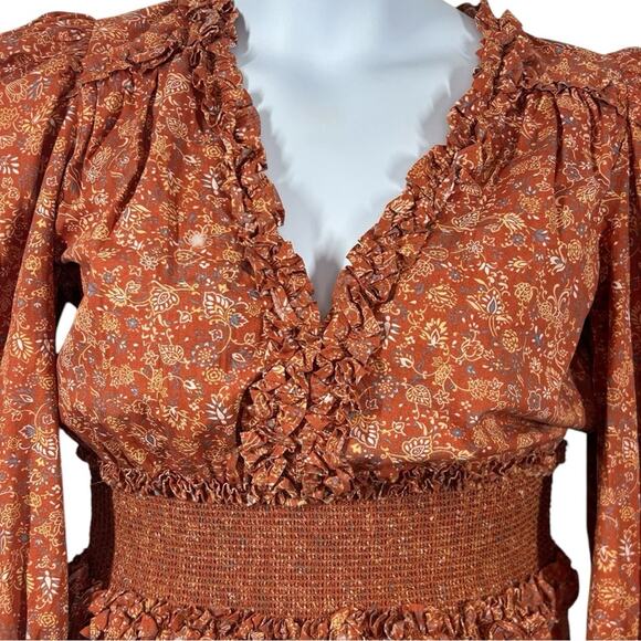 House Of Harlow 1960 x Nicole Richie Wallis Floral Mini Dress - Size Small - Picture 3 of 11